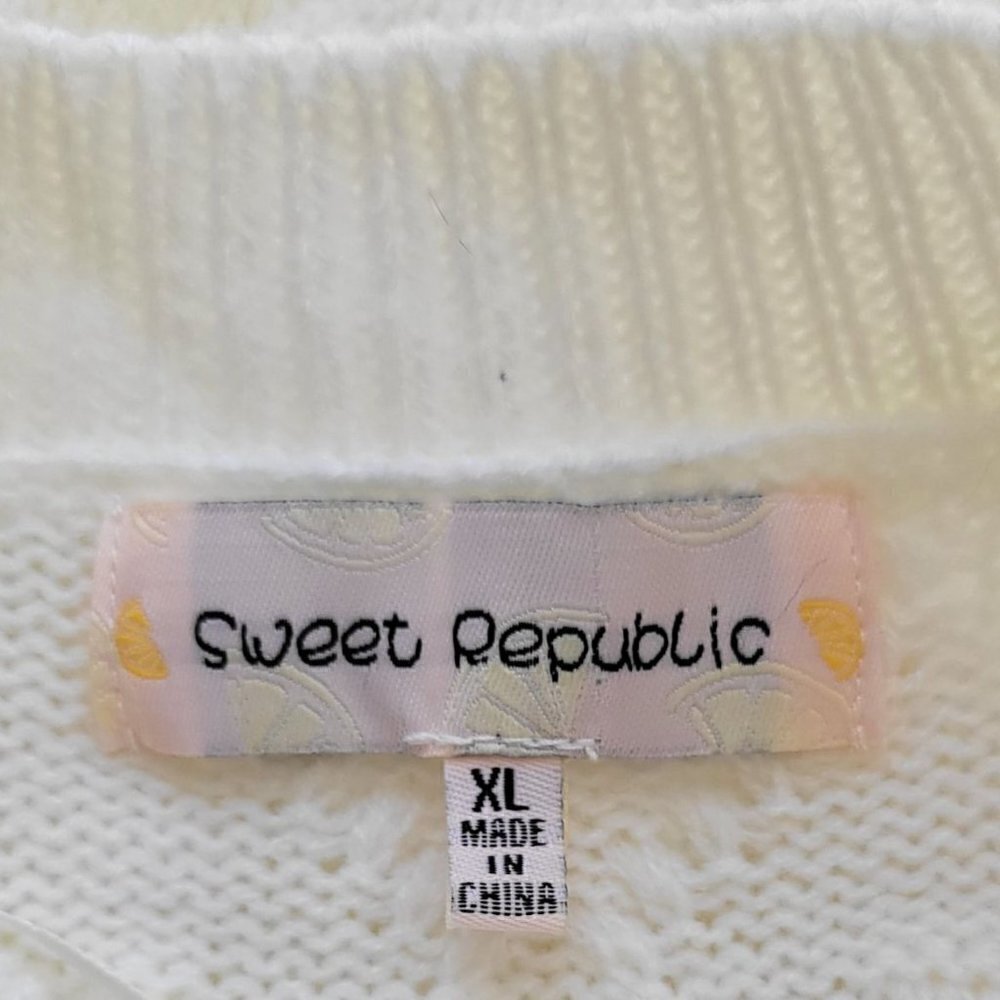 NWT Sweater White Women Size XL - Picture 9 of 12